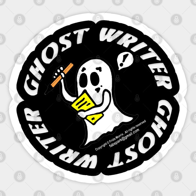 Ghost Writer Sticker by FabSpark